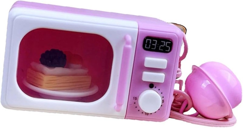 مطبخ تعليمي محاكي سلسلة مفاتيح هاتف فرن مصغر مع صوت ملون أ - Image 1